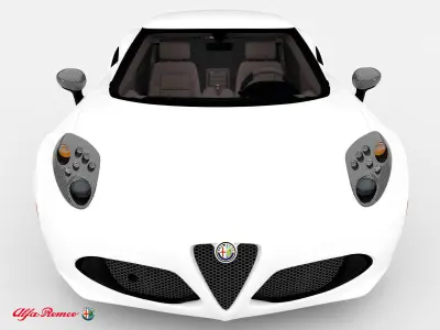 Alfa Romeo 4C 2014 3D model
