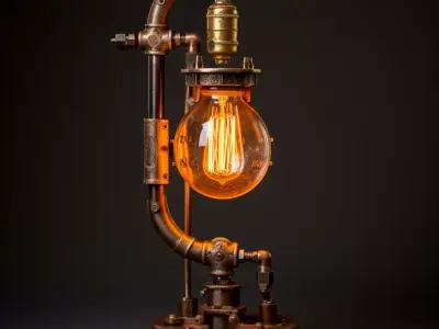 luxury lamp 3D print model