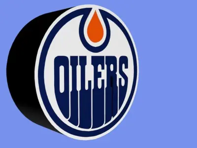 Edmonton Oilers Team Logo 3D model