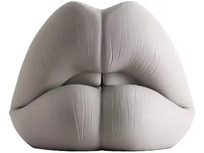 Sculpture Lips 3D model