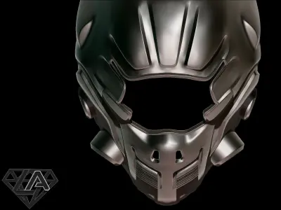 SCI-FI Guardian custom helmet Free 3D print model