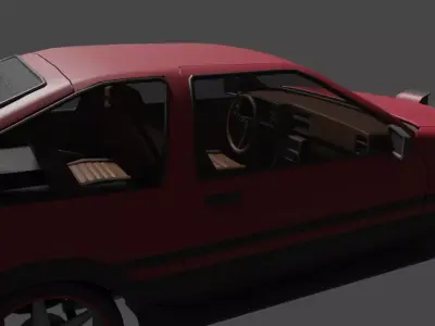 Toyota Trueno 86AE 3D model