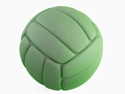 Simple Volleyball Ball 03 3D model