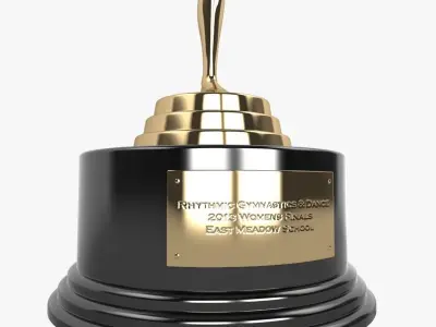 Dance Trophy 3D model