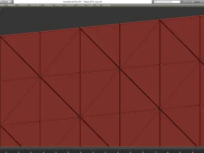Wall Panel Decoration 3d model Low-poly 3D model 2