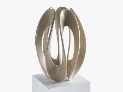 Abstract sculpture by Gianpietro Carlesso 3D model
