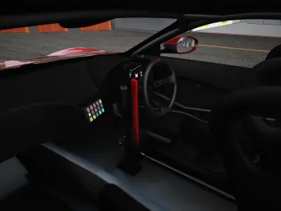 Ferrari Roma Drift Spec Unencrypted Model Low-poly 3D model