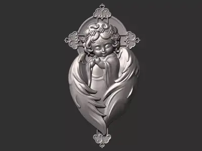 little angel 3D print model purchase