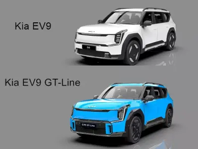 Kia EV9 2023 HQinterior 3D model