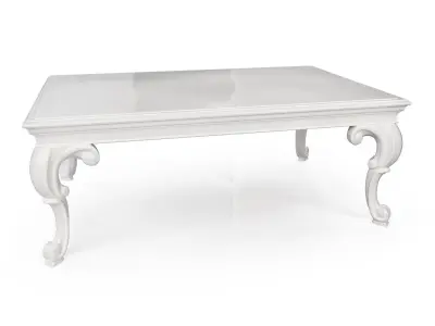 Calamandrei Chianini Coffee Table in Luxury paint finish 3D model