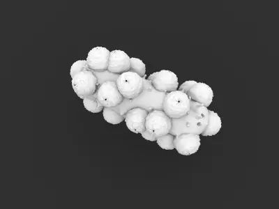 Corona virus 3D model