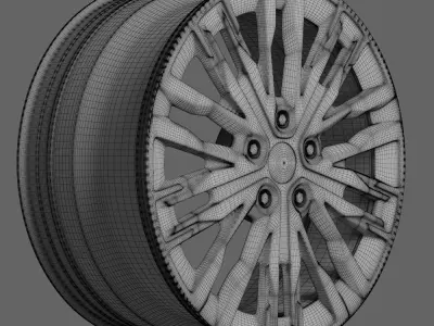 Kia Cadenza-K7-Rim-18-Inch 3D model