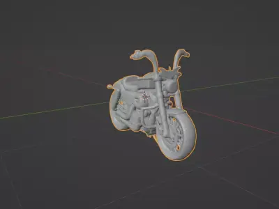Harley softail streetbob 2019 3D print model