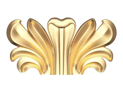 Carved Corbel 01 Low-poly 3D model