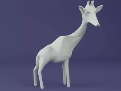 Giovanni Giraffe Ornament by ZARA HOME 3D model