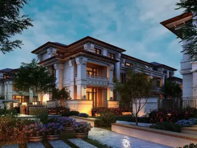  The Louvered House 3D model