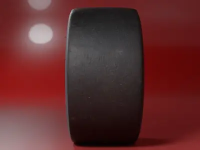 Michelin Slick Tire 8k Asset 3D model