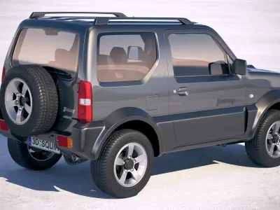 Suzuki Jimny 4Work 2010-2018 3D model