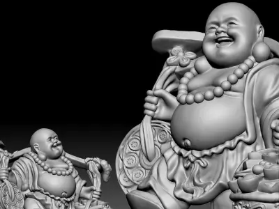 God of wealth 060 3D print model