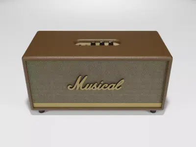 Audio speaker model Free 3D model