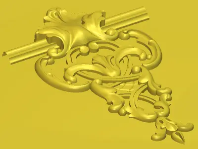 Decor vertical 01  3D model
