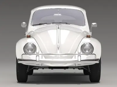 Volkswagen Beetle 1300 1963 3D model