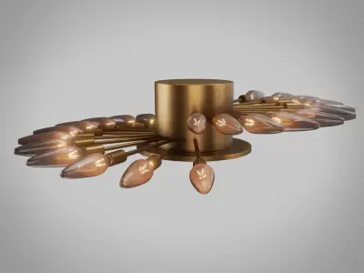 Ceiling Light 9 Low-poly 3D model