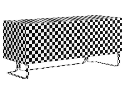 Fendi Casa Infinity Chest of Drawers Low-poly 3D model