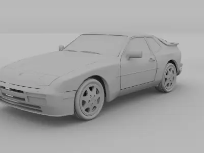 Porsche 944 Turbo 3D model