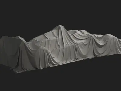Sportcar Cover 10 3D model