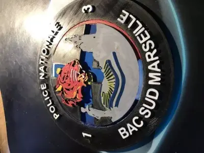 police bac sud 3D print model