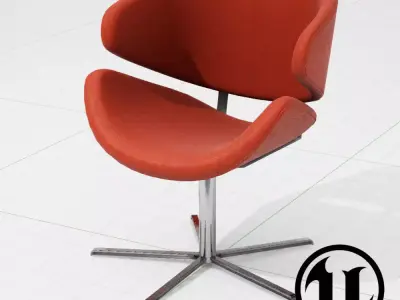 PlusHalle Jive Chair UE4 Low-poly 3D model