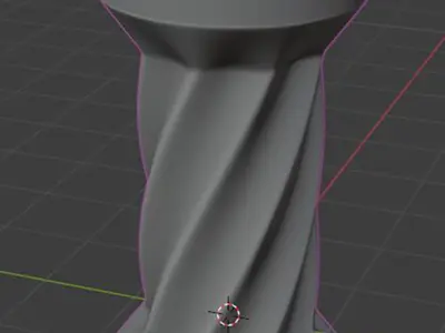 Luxury Perfume Bottle 3D Model 3D model