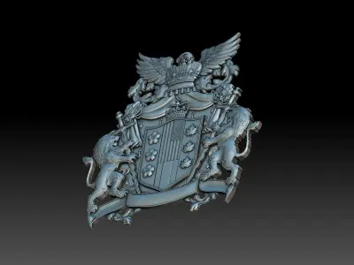 Coat of Arms 3D print model buy