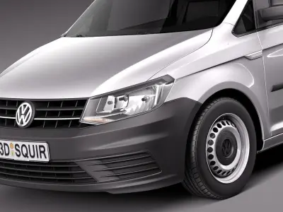 Volkswagen Caddy Cargo VAN 2016 3D model