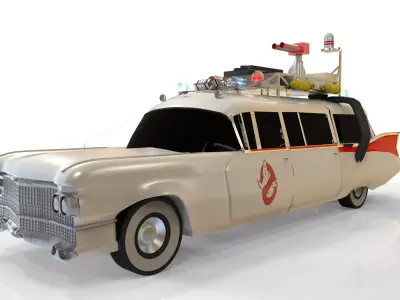 Ghostbustrers ecto 1 3D model