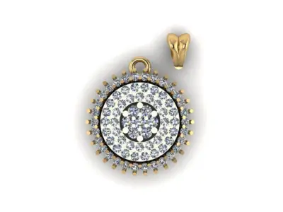 women pandent  for daimonds ready to print 3D print model