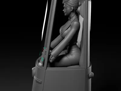 Futuristic Car 3D print model purchase