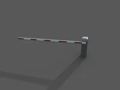Simple Barrier 3D model