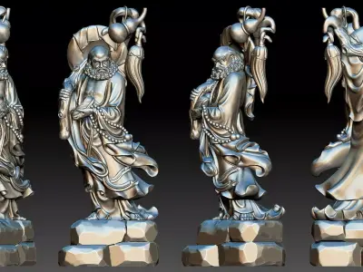 Bodhidharma  3D print model