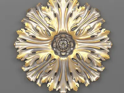 Carved decor 4 3D print model