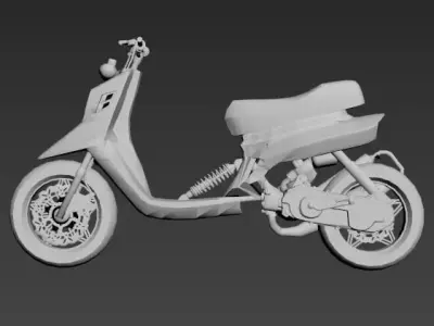 mbk booster spirit rx SPITRO 3D print model