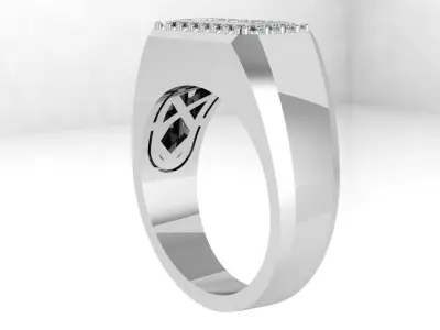 Rectangular Diamond Band 4349 3D print model