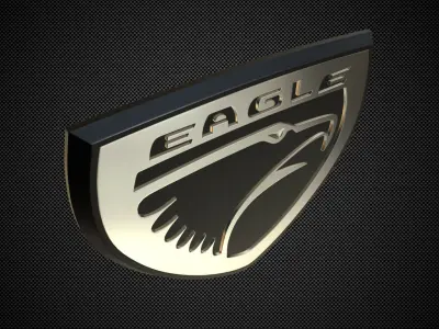 eagle logo 3D model