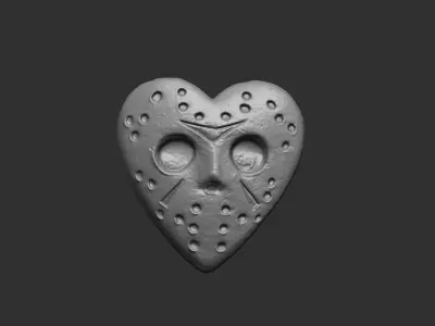 heart shap monsters cnc model 3D print model
