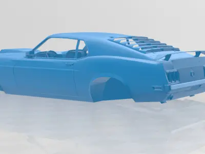 1970 Mustang Boss 302 - Body Car 3D Model 3D print model