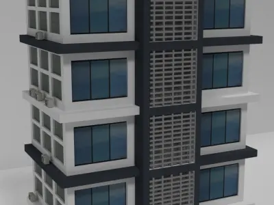 EXCELLENT APARTMENT Low-poly 3D model