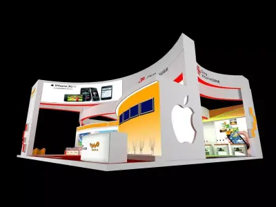 Exhibition - Area - 15X18-3DMAX2009-04 3D model