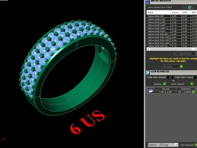 Luxury Men Rings Designs 6MR081 3D print model