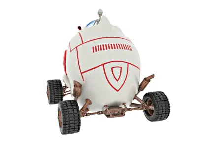 skull toy car 3D model